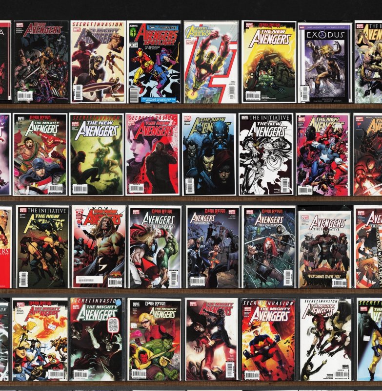Huge Lot 150+ Comics with New Avengers, The Mighty Avengers & More!
