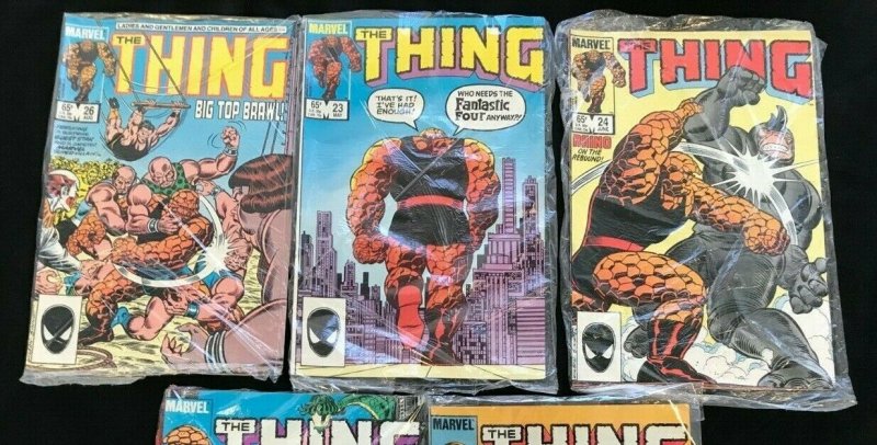THING #5, 15, 23, 24, 26 5PC LOT (FN) BIG TOP BRAWL!! 1985