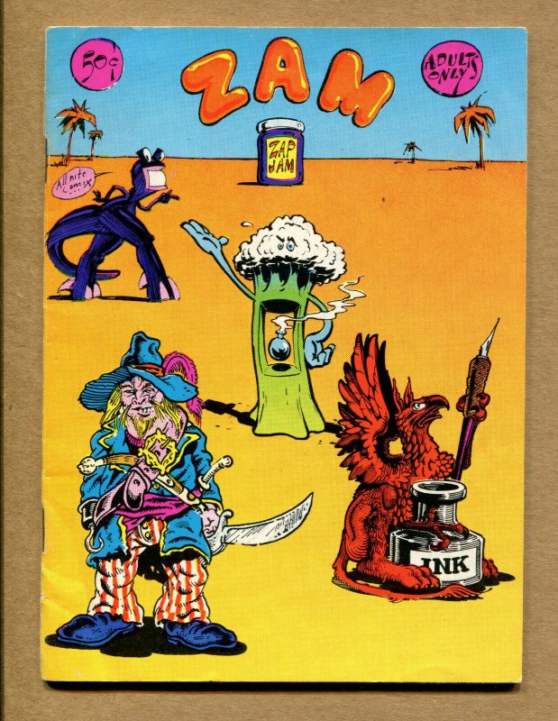 Zam Zap Jam - Underground Comic - Crumb Shelton - S. Clay Wilson 1st