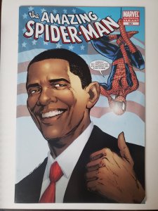 Amazing Spiderman 583 3rd print Obama cover