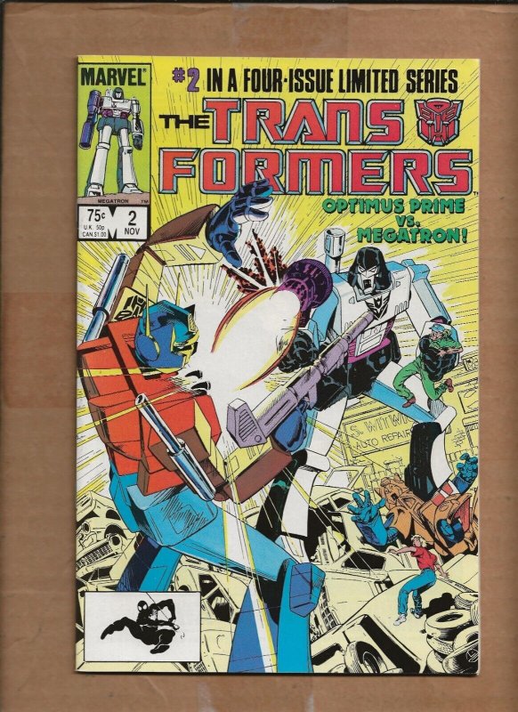 TRANSFORMERS #2  MARVEL OPTIMUS PRIME VS MEGATRON 