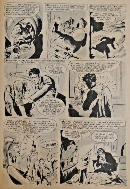 mm Horror Tales (1969) v3 #4vf Glossy Cover. Rare.