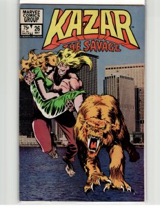 Ka-Zar the Savage #26 (1983) Ka-Zar