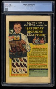 Tales Of Suspense #52 CGC VG 4.0 Cream To Off White 1st Black Widow!