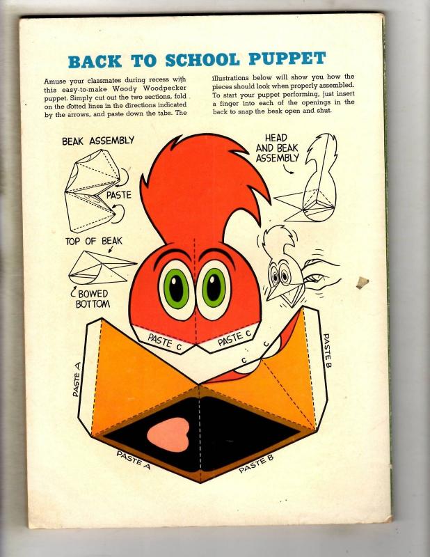 Woody Woodpecker's Back To School # 6 FN Dell Giant Comic Book Walter Lantz JL11