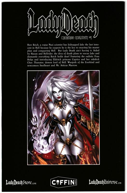 Lady Death Merciless Onslaught #1 Naughty Edition Signed w/COA #88/250 (NM)