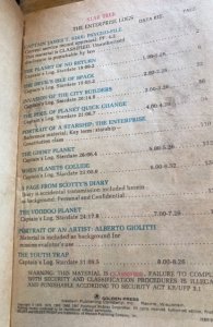 Star Trek, the enterprise logs, 1967, golden press