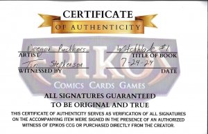 Witchblade #1 2024 Deegan Puchkors SCC Exclusive Signed W/COA Image Comics EB204