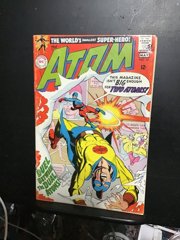 The Atom #36 (1968) Chronos cover key! Mid high grade! FN/VF Wow!