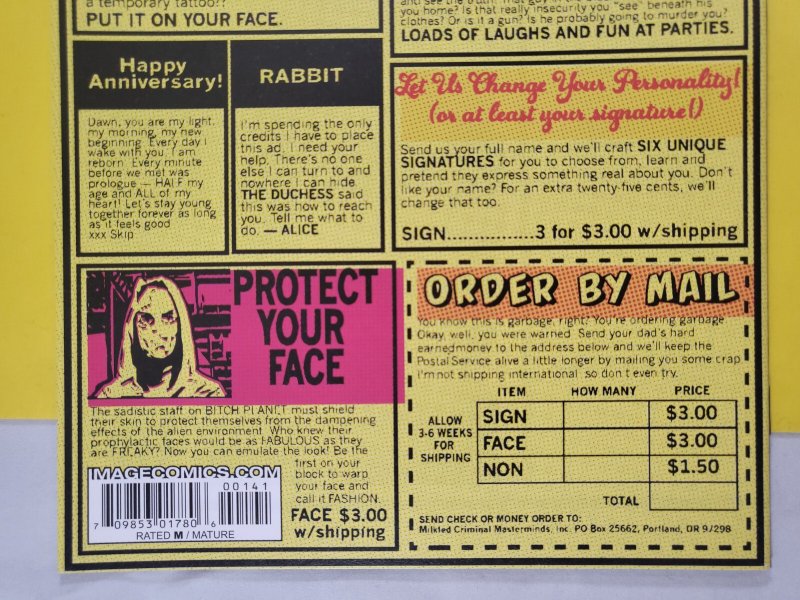 Bitch Planet #1 Image Expo Variant Image Comics Optioned Amazon TV