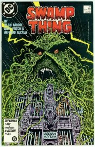 Swamp Thing #52 (1982) - 7.5 VF- *Arkham Asylum* 