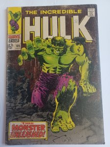 Incredible Hulk #105 - 1st appearance Missing Link - 1968 - VG