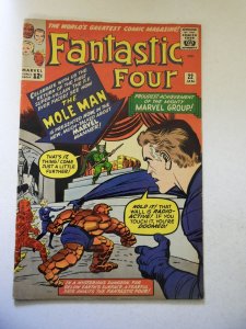 Fantastic Four #22 (1964) VG Condition 1/2 spine split