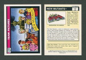 1990 Marvel Comics Card  #142 (New Mutants) / MINT