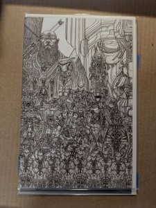 Void Rivals #1 Ninth Print Blackk and White Cover (2023)