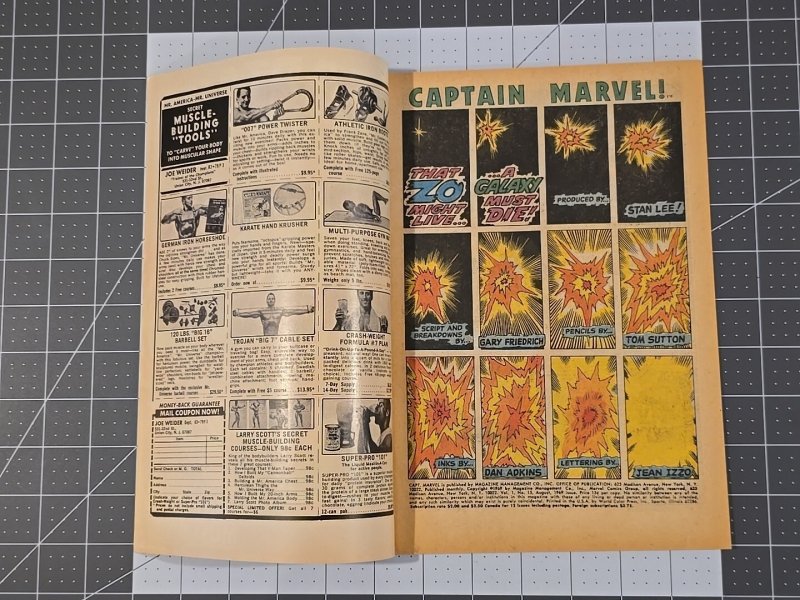 Captain Marvel #15 That ZO Might Live A Galaxy Must Die (MCU Aug-1969)