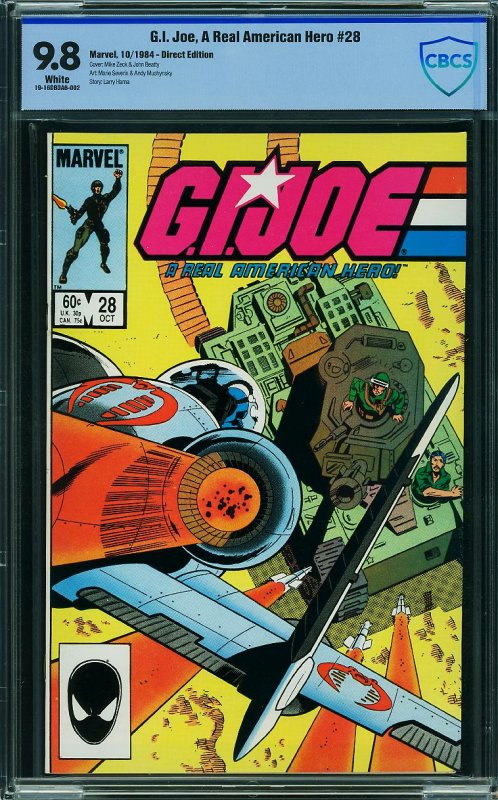 G.I. Joe #28 (Marvel, 1984) CBCS 9.8