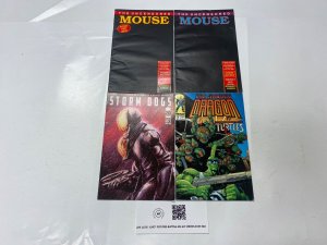 4 IMAGE comic books Uncensored Mouse #1 2 Storm Dogs #1 Savage #2 77 KM18