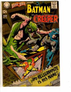 Brave & The Bold # 80 FN DC Comic Book Silver Age Batman & Creeper 1968 DK1