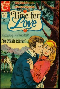 TIME FOR LOVE #3 1968-CHARLTON---HOT & SPICY ROMANCE VF