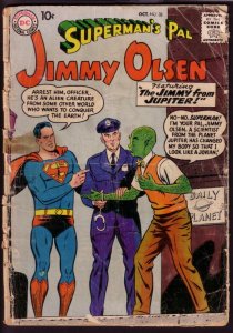 SUPERMAN'S PAL JIMMY OLSEN #32 1958-SUPERMAN-BARGAIN-DC FR