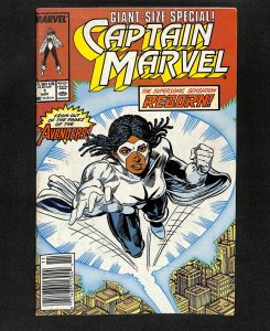 Captain Marvel (1989) #1 Giant-Size Special 1st Monica Rambeau Solo!