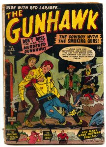 Gunhawk #13 1951- Atlas Western- Maneely- Tuska G/VG