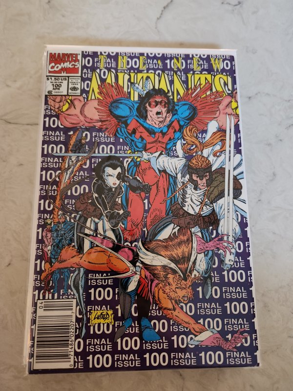 The New Mutants #100 Newsstand Edition (1991) 1ST APPEARANCE OF X-FORCE TEAM