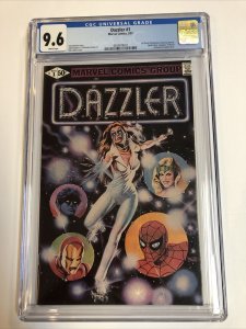 Dazzler (1981) #1 (CGC 9.6 WP) | 1sr Direct Dist Comic By Marvel |  App Avengers 