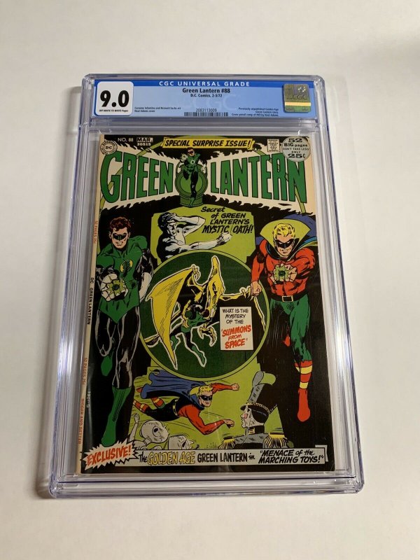 Green Lantern #88 CGC graded 9.0