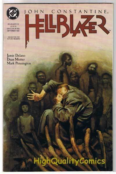 HELLBLAZER 33, VF+, John Constantine, Vertigo, Jamie Delano, 1988,more in store