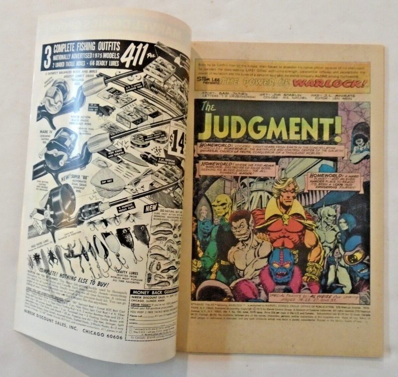 Strange Tales (1975 Marvel) #180vf; (8.0) 1st Gamora, Classic Starlin!