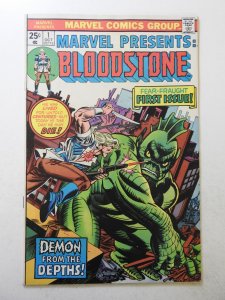 Marvel Presents #1 (1975) VG+ Condition cover detached top staple