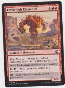 Magic the Gathering: Adventures in the Forgotten Realms - Earth-Cult Elemental