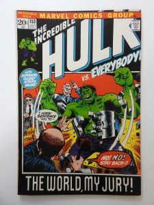 The Incredible Hulk #153 (1972) FN/VF Condition!