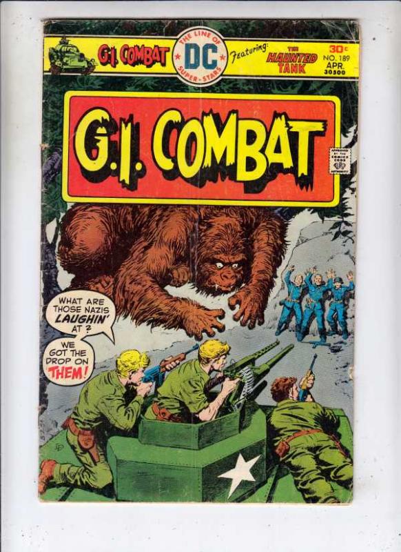 G.I. Combat #189 (Apr-76) GD/VG Affordable-Grade The Haunted Tank