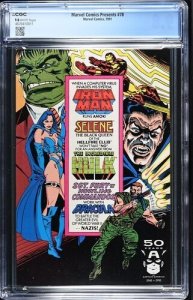 Marvel Comics Presents #78 1991 CGC 9.8 Weapon X app White Pages 011
