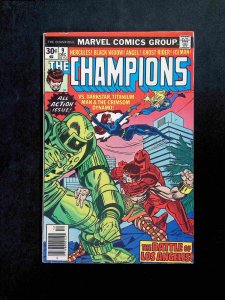 Champions #9  Marvel Comics 1976 VG+ Newsstand