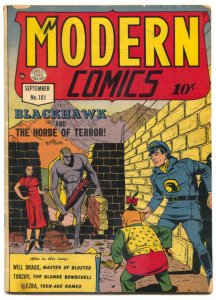 Modern Comics #101 1950- Blackhawk- Torchy - Robot cover VG