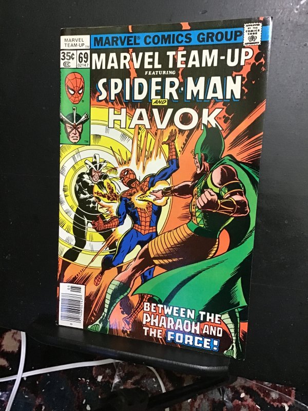 Equipe Marvel #10  (1985) Spider-Man and havoc VS. The pharaoh! Hi grade! VF!NM