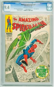 The Amazing Spider-Man #64 (1968) CGC 9.4!