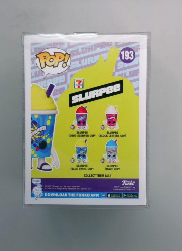 Funko Pop! Slurpee (Blue Swirl Cup) #193, 7-Eleven Excl.