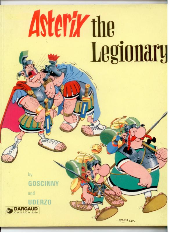 Set of 4 ASTERIX Books: LEGIONARY, MAGIC CARPET, BRITAIN, MANSIONS Very Fine/NM 