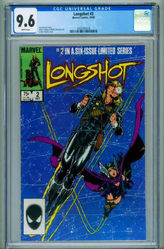 LONGSHOT #2 CGC 9.6 1985 -comic book-MARVEL 4330292018