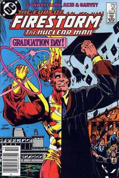 Fury of Firestorm (1982 series) #40, NM- (Stock photo)