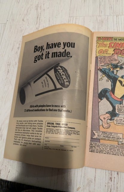 The X-Men #38 (1967)vs the blob and vanisher