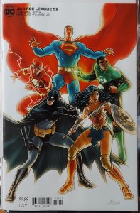 Justice League #52 NM NICK DERINGTON - COVER B