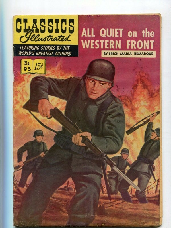 Classics Illustrated  95  VG All Quiet on the Western Front 1B Edition