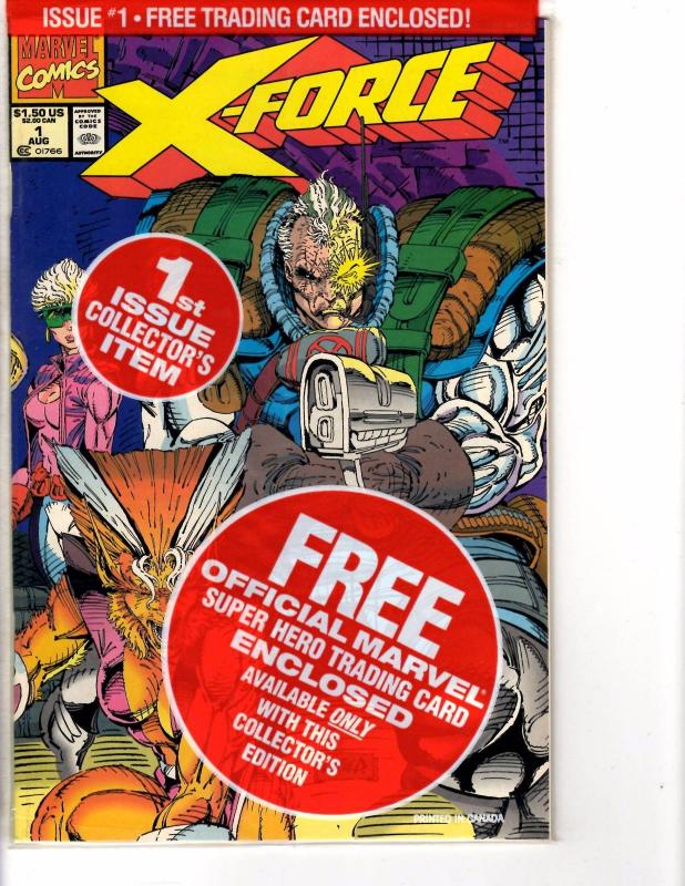 X-Force # 1 FIVE (5) Copies, 5 Different Cards Marvel Comics Deadpool Cable J68