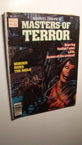 MARVEL PREVIEW 16 MASTERS OF TERROR LILITH QUEEN DAMNED MURDER RAILS 